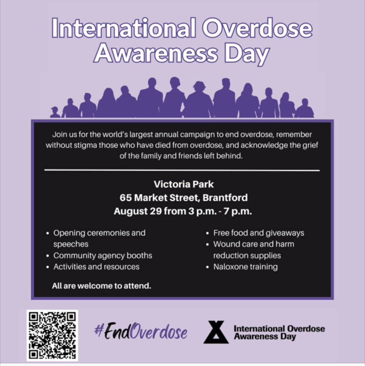 International Overdose Awareness Day event - CMHA Brant Haldimand Norfolk